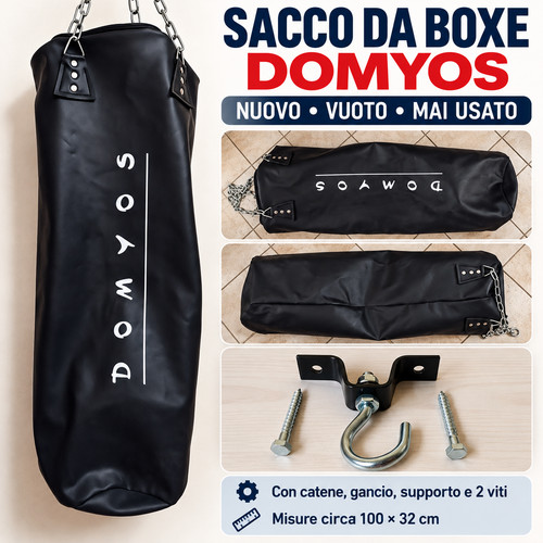 Domyos sacco boxe - vuoto, 100x32